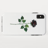 黒いバラの花 Case-Mate iPhoneケース (裏面(横))