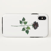 黒いバラの花 Case-Mate iPhoneケース (裏面(横))
