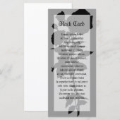 黒いバラシルエット (正面/裏面)