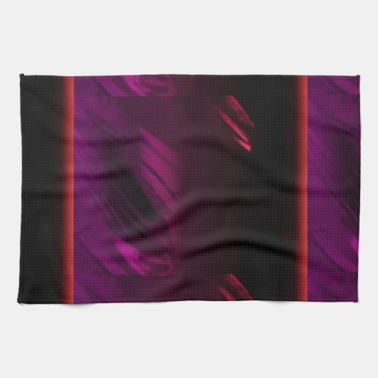 黒いバラ色 キッチンタオル (横)