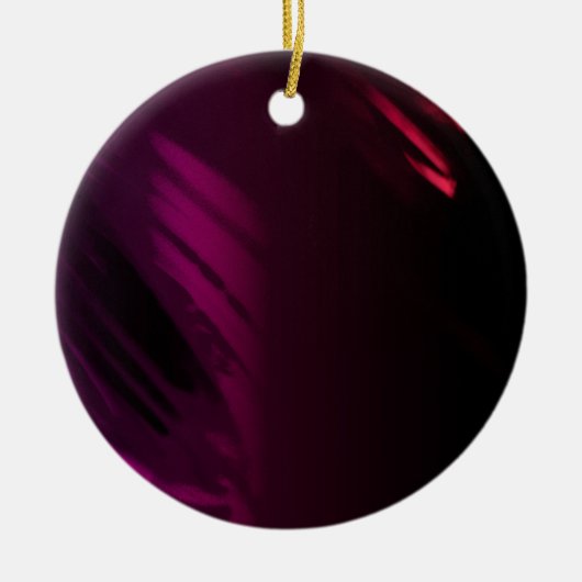 黒いバラ色 セラミックオーナメント (正面)