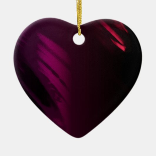 黒いバラ色 セラミックオーナメント (正面)