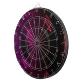 黒いバラ色 ダーツボード (正面右)