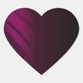 黒いバラ色 ハートシール