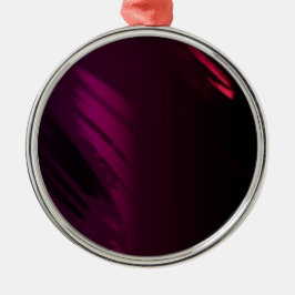 黒いバラ色 メタルオーナメント