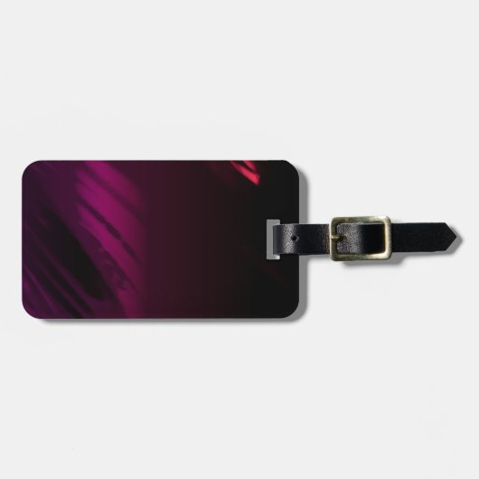 黒いバラ色 ラゲッジタグ (正面横)