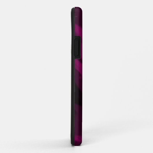 黒いバラ色 Case-Mate iPhoneケース (裏面/右)