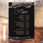 黒いバラ金ゴールドエージェントのサービスメニュー ウィンドウサイン (シート2)