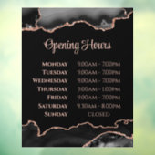 黒いバラ金ゴールドゲート開館時間ウィンドウにしがみつく ウィンドウサイン (シート3)