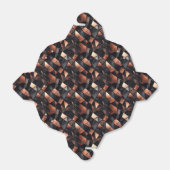 黒いバラ金ゴールドタイル フェイバーボックス (折り畳みなし)