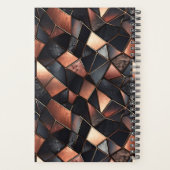 黒いバラ金ゴールドタイル プランナー手帳 (裏面)