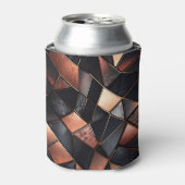 黒いバラ金ゴールドタイル 缶クーラー (缶正面)