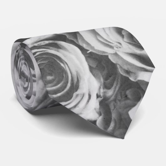 黒いバラ ネクタイ (ロール)