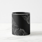 黒いバロック マグカップ (中央)