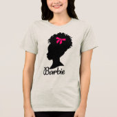 黒いバービー トライブレンドＴシャツ (正面)