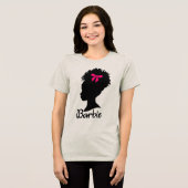 黒いバービー トライブレンドＴシャツ (正面全面)