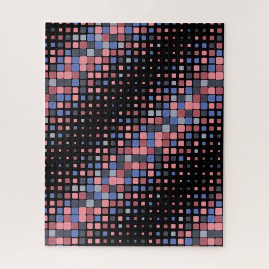 黒いパカラフルターンのランダム懸命難しい悪 ジグソーパズル (縦)