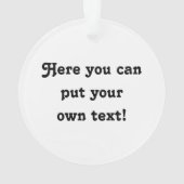 黒いパグのシルエット-シンプルなベクトルデザイン オーナメント (裏面)