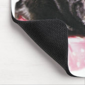 黒いパグWhassupか。! マウスパッド (コーナー)