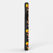 黒いパターンのかわいいハロウィンキャンデートウモロコシ Case-Mate iPhoneケース (裏面/右)