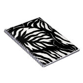 黒いパターンの背景をアストラクト ノートブック (右側)