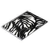 黒いパターンの背景をアストラクト ノートブック (左側)