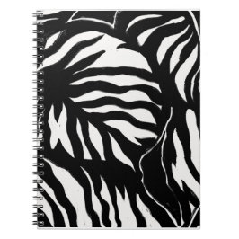 黒いパターンの背景をアストラクト ノートブック