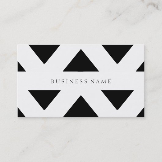 黒いパターン 名刺 (正面)