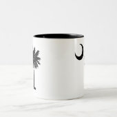 黒いパルメット ツートーンマグカップ (中央)