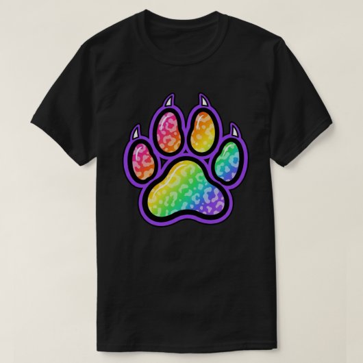 黒いパーカーTシャツ Tシャツ (デザイン正面)
