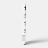 黒いパーソナライズされたプードル犬 Case-Mate iPhoneケース (裏面 / 右)