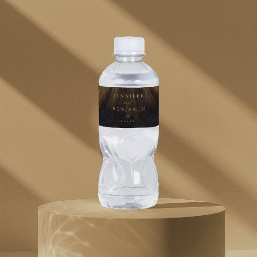 黒いパーソナライズされたボトルのラベル防水 ペットボトルラベル