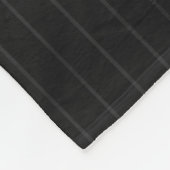黒いパーソナライズされた梅毒 フリースブランケット (角)
