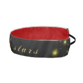 黒いパーソナライズされた金ゴールドとキラキラ アスレチックヘッドバンド (右)