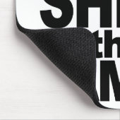 黒いヒツジの口 マウスパッド (コーナー)