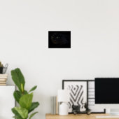 黒いヒョウのポスター ポスター (ホームオフィス)