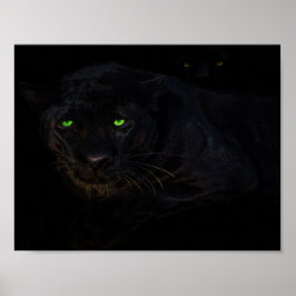 黒いヒョウのポスター ポスター