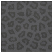 黒いヒョウの斑点 ファブリック (クローズアップ)