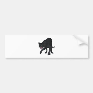黒いヒョウ バンパーステッカー