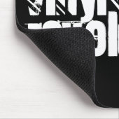 黒いビニールの革命のマウスパッド マウスパッド (コーナー)