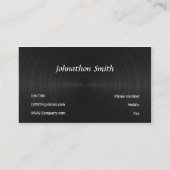 黒いビニール 名刺 (裏面)