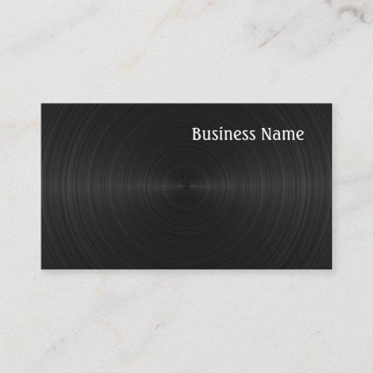黒いビニール 名刺 (正面)