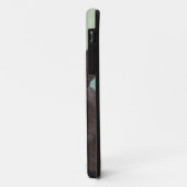 黒いビルマ猫のアメリカヘラジカ Case-Mate iPhoneケース (裏面/左)