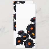 黒いビロードの花 (正面/裏面)