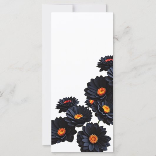 黒いビロードの花 (正面)