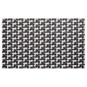 黒いビロードの花 ファブリック (ヤード)