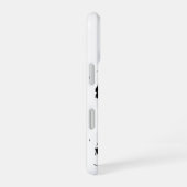 黒いビロード、明るい目 iPhone 16ケース (右側面)