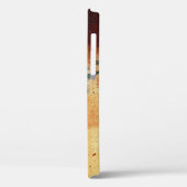 黒いビーチサンダルの人が茶色の砂の上に立つ Case-Mate iPhoneケース (裏面 / 左)