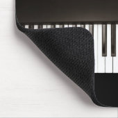 黒いピアノmousepad マウスパッド (コーナー)
