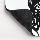 黒いピエロのマウスパッド マウスパッド (コーナー)